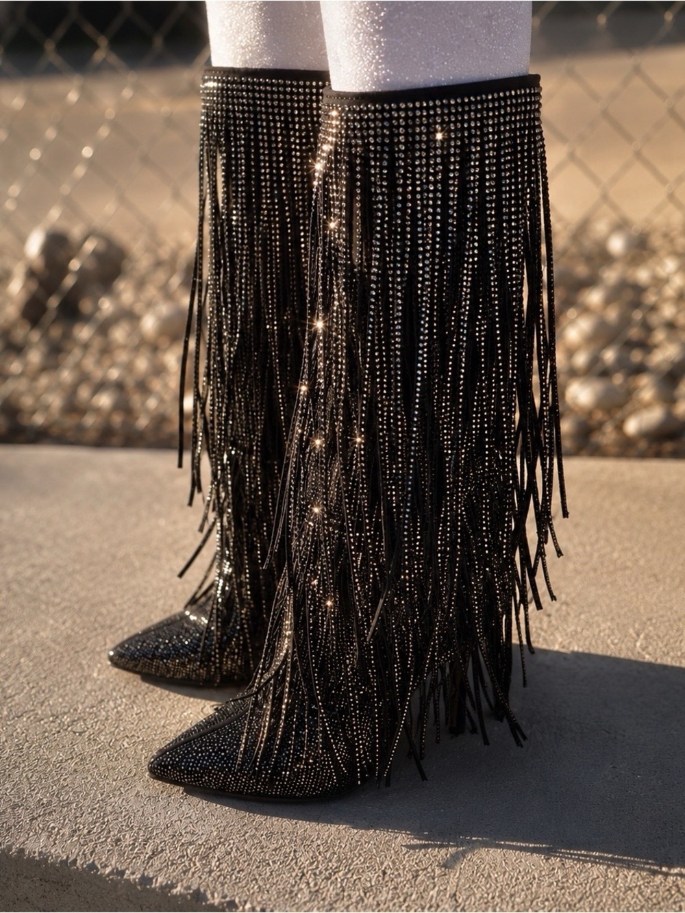 Rhinestone Boots